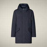 Parka uomo animal free Valley blu nero - ARCTIC UOMO | Save The Duck