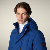 Parka uomo animal free Gaspar blu eclipse - ARCTIC UOMO | Save The Duck