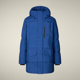Parka uomo animal free Gaspar blu eclipse - ARCTIC UOMO | Save The Duck