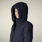 Parka donna animal free Mina blu nero - ARCTIC DONNA | Save The Duck