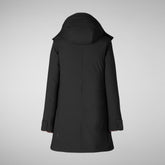 PARKA DONNA CON CAPPUCCIO SAMANTAH NERO | Save The Duck