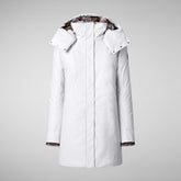 PARKA DONNA CON CAPPUCCIO SAMANTAH GRIGIO NEBBIA | Save The Duck