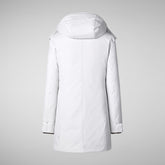 PARKA DONNA CON CAPPUCCIO SAMANTAH GRIGIO NEBBIA | Save The Duck