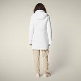 Parka donna animal free Samantah bianco - ARCTIC DONNA | Save The Duck