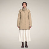 Damenparka Samantah in Steinbeige | Save The Duck