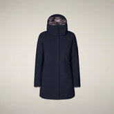 Women's Parka Samantah in Blue Black - ARCTIC WOMAN | Save The Duck