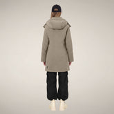 Damenparka Lolita in Steinbeige | Save The Duck