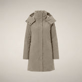 Damenparka Lolita in Steinbeige | Save The Duck