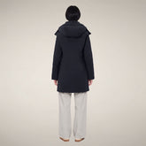 Damenparka Lolita in Blau-Schwarz | Save The Duck