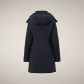 Damenparka Lolita in Blau-Schwarz | Save The Duck