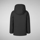 PARKA CON CAPPUCCIO THEO NERO | Save The Duck