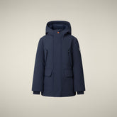 Parka bambino animal free Theo blu navy | Save The Duck