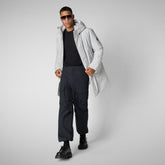 PARKA UOMO WILSON IN FOG GREY | Save The Duck