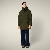 Parka uomo animal free Wilson verde scuro - ARCTIC UOMO | Save The Duck