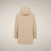 Herrenparka Wilson in Steinbeige | Save The Duck