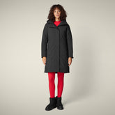 Parka donna animal free Sienna nero - ARCTIC DONNA | Save The Duck