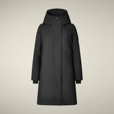 Parka donna animal free Sienna nero - ARCTIC DONNA | Save The Duck