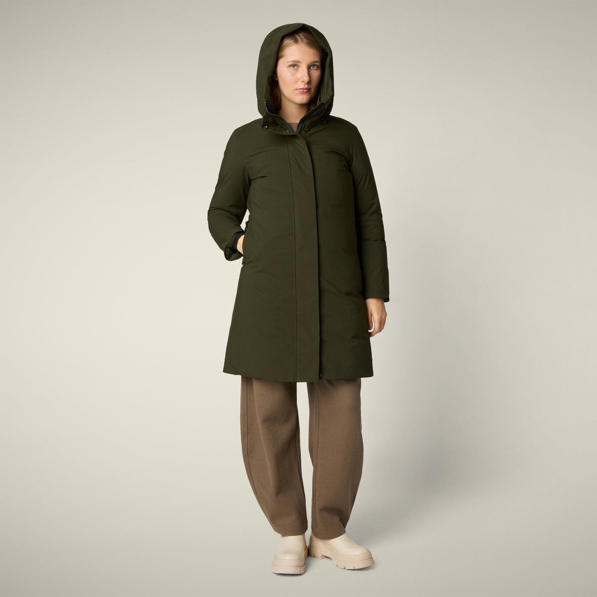 Parka Polaire Polarino 48013 Vert Foncé Taille 44 Femme – Fonctionnel Et Chaud
