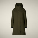 Parka donna animal free Sienna verde scuro - ARCTIC DONNA | Save The Duck