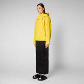 Woman's jacket Elke in real yellow | Save The Duck