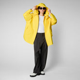Woman's jacket Silva in real yellow | Save The Duck