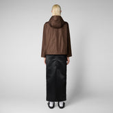 Woman's jacket Hope in soil brown - Fashion Woman | Save The Duck