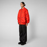 Unisex bomber jacket Ciara in poppy red - Men's Jackets | Save The Duck