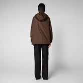 Woman's jacket Nika in soil brown - Women's Jackets | Save The Duck