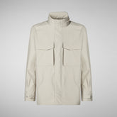 Man's jacket Irving in shore beige | Save The Duck