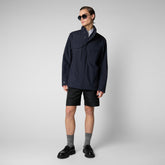 Man's jacket Irving in blue black | Save The Duck