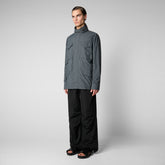 Man's jacket Mako in storm grey - Men's Jackets | Save The Duck