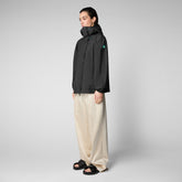 Woman's raincoat Suki in black - Women's Raincoats | Save The Duck