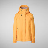 Woman's raincoat Suki in sunshine orange | Save The Duck