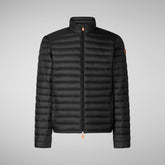 Man's animal free puffer Alexander in storm grey | Save The Duck