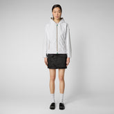 Woman's jacket Stella in white - Icons Woman | Save The Duck