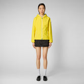 Woman's jacket Stella in starlight yellow | Save The Duck