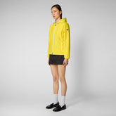 Woman's jacket Stella in starlight yellow | Save The Duck