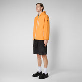 Man's jacket David in sunshine orange | Save The Duck
