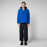 Man's jacket David in cyber blue - Men's Jackets | Save The Duck