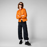 Piumino donna Andreina Arancione Ambra - Nuova collezione: piumini, giacche, gilet donna | Save The Duck