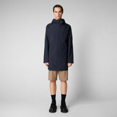 Man's raincoat Dacey in blue black - Rainy Man | Save The Duck