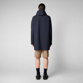 Man's raincoat Dacey in blue black - Rainy Man | Save The Duck