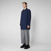 Man's raincoat Rhys in navy blue - Fashion Man | Save The Duck