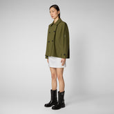Woman's jacket Ina in dusty olive | Save The Duck