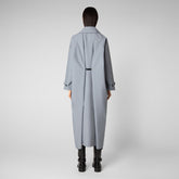 Woman's raincoat Yani in rain grey | Save The Duck