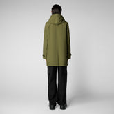 Woman's raincoat April in dusty olive - Recycled Woman | Save The Duck