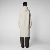 Woman's raincoat Asia in rainy beige - Rainy Woman | Save The Duck