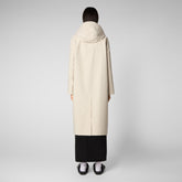 Woman's raincoat Asia in shore beige - Rainy Woman | Save The Duck