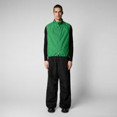 Man's vest Mars in rainforest green - New season's heroes | Save The Duck