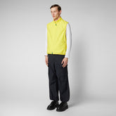 Man's vest Mars in starlight yellow - Icons Man | Save The Duck